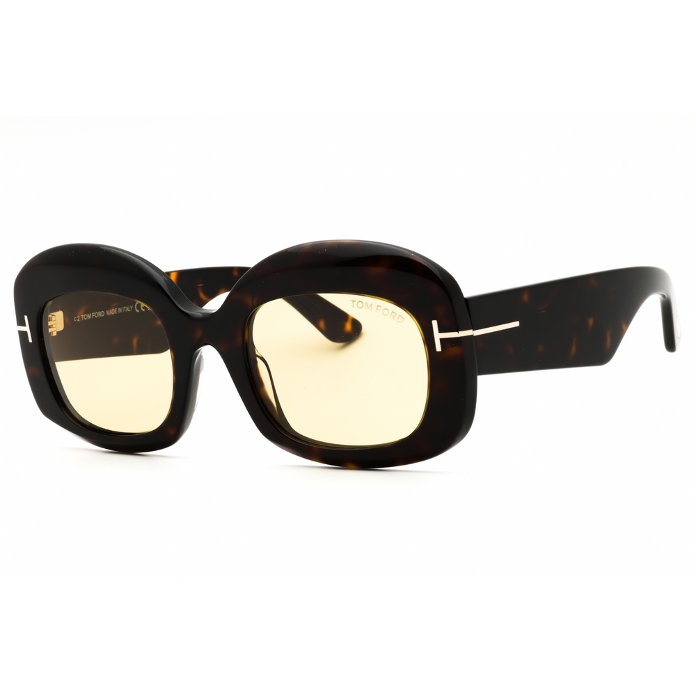 Tom Ford Ft1219 Sunglasses Dark Havana Acetate Oval
